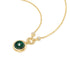 Gold Malachite Reversible Vacation Necklace